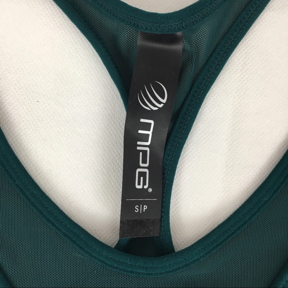 MPG Mondetta Teal Green Sport Bra - Picture 3 of 4